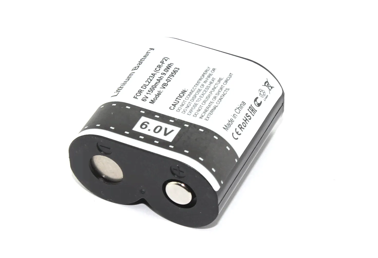 Аккумуляторная батарея для фотоаппарата Panasonic CR-P2 (DL223A) 6V 1500mAh