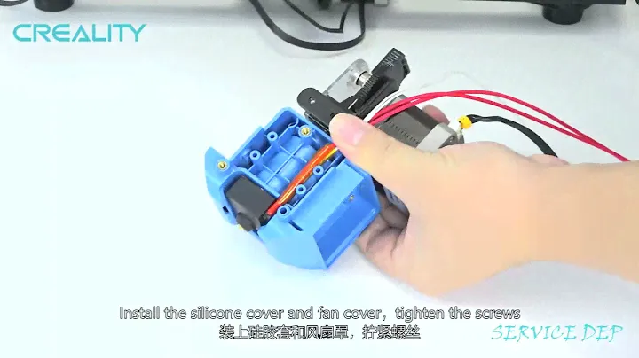Service tutorial CR 10 V3 the heating tube and thermister replacement