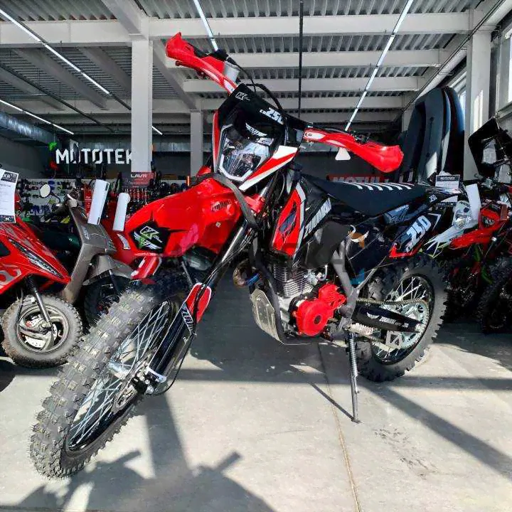 Мотоцикл кроссовый / эндуро Zuumav (Зуумав) K7 FX 250 (CR - 250 CB) чёрный/красный | Мотоцикл | (250сс, ZS 172FMM, 21/18)-0