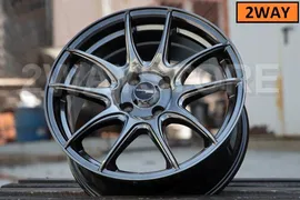 R16 Work CR-Kai 7J ET35 4*100 Chrome Black
