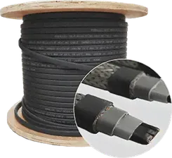 Кабель саморегулирующийся SAMREG-30-2 CR-UF (30Вт/м) c оплёткой (УФ-защита)