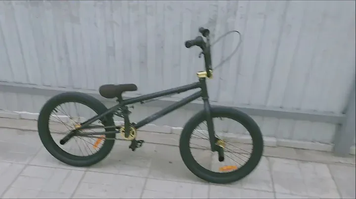 Обзор недорогого бмх из Спортмастера / Черное с золотом BMX Stern Extreme BMX CrMo 20"