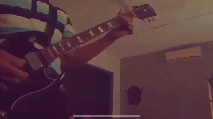 Guns n Roses - Nightrain guitar cover by Burny RSG-60