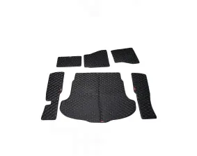 Кожаные коврики в багажник для Honda CR-V III (2006-2009)-0