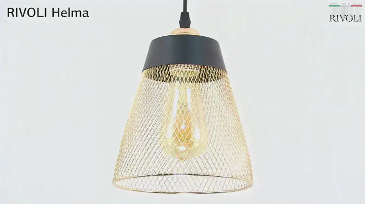 Светильник подвесной (подвес) RIVOLI Helma 9067-201 1 х E27 60 Вт модерн