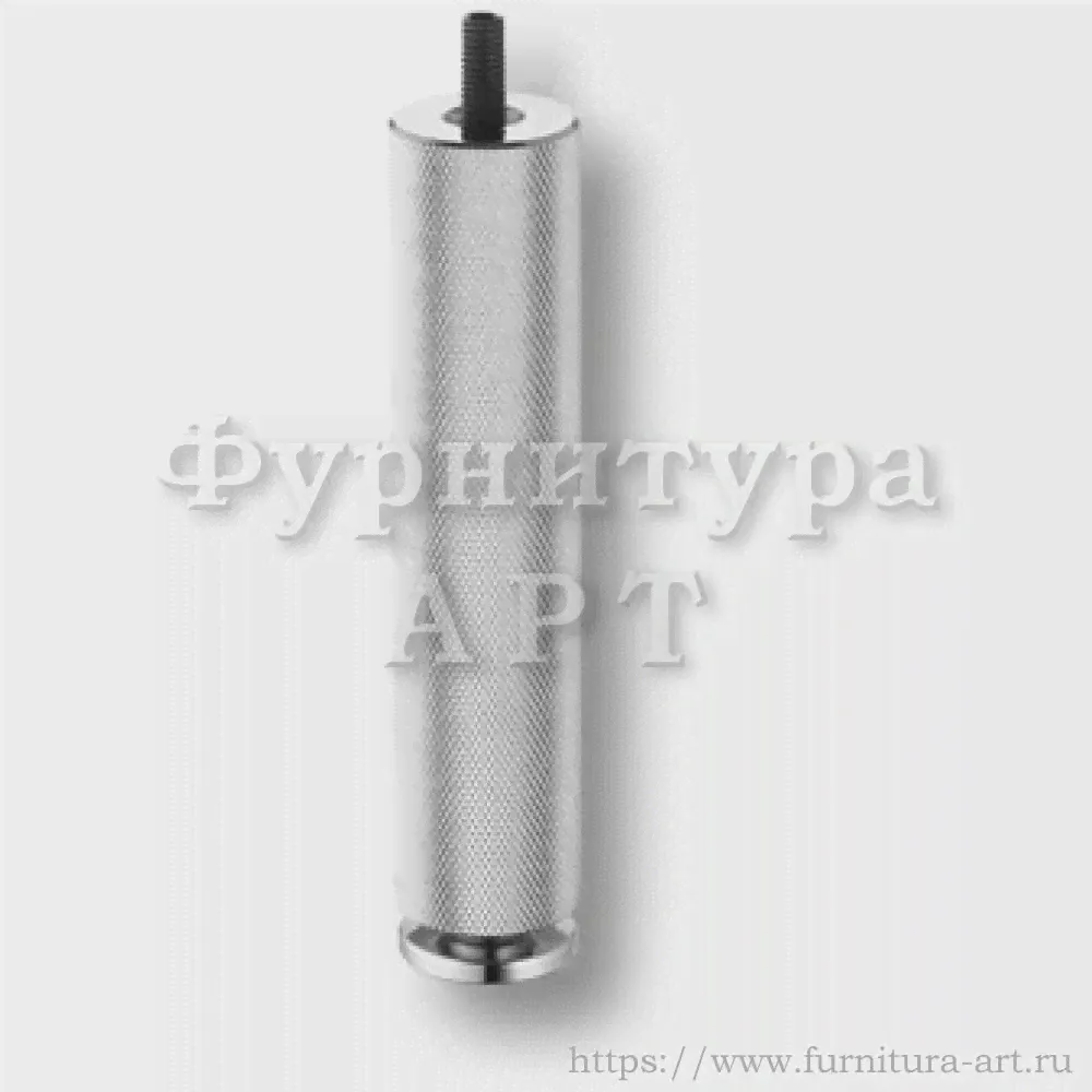 Ножка для мебели H.150 + регулировка на неровность пола, материал алюминий, цвет хром глянец, арт. FL1010 0150 CR-CR-2