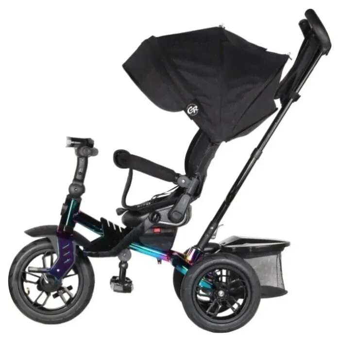 Трехколесный велосипед CITY-RIDE CR-B3-10 Lunar, черный/хамелеон