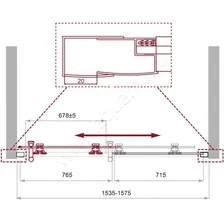     BelBagno UNO-195 (UNO-195-BF-1-155-P-Cr)