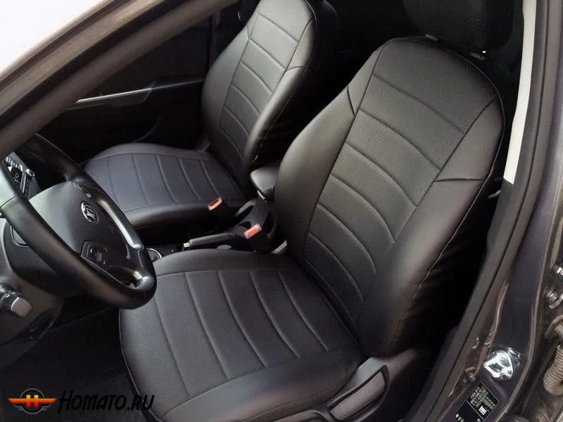 Чехлы на сиденья Honda CR-V IV 2012-2016 | экокожа, Seintex-2
