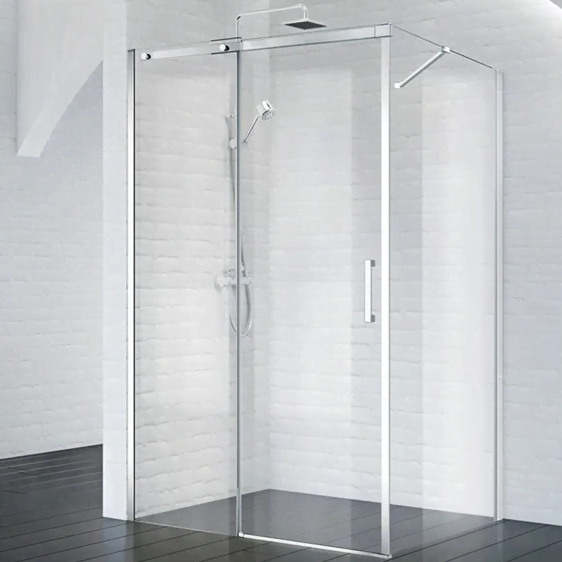 Душевой уголок BelBagno Acqua AH-1-120/90-C-Cr прямоугольный, двери распашные-0