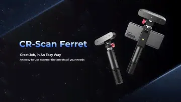 CR-Scan Ferret Introduction | An Affordable Handheld Thinking 3D Scanner