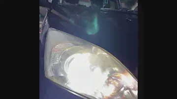 Honda CR-V 2007 года - установили bi-led модули Aozoom А3+, полировка и бронирование фар