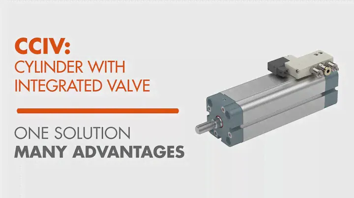 Metal Work Pneumatic - CCIV: cylinder with integrated valve