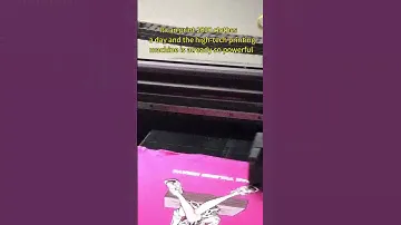 It can print 2000 clothes a day, and the high-tech printing machine is already so powerful