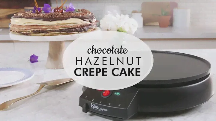 Elite Cuisine 12" Deluxe Crepe Maker - ECP-126 - Hazelnut Chocolate Crepe Cake Recipe