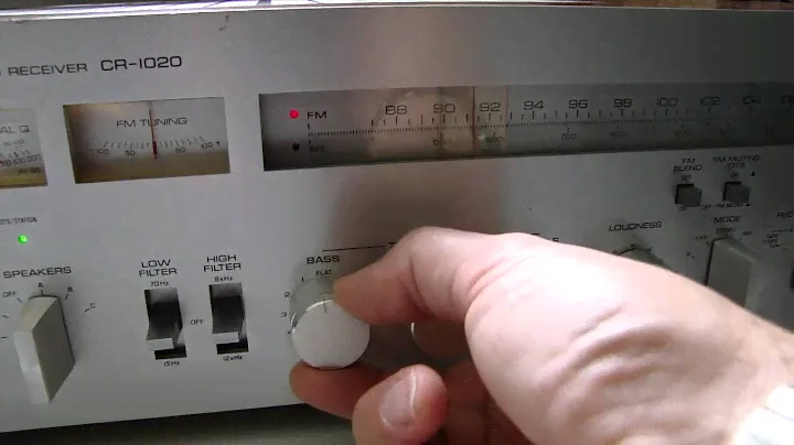 yamaha CR-1020  receiver test