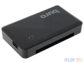 Картридер внешний Buro BU-CR-151 USB2.0 черный BU-CR-151
