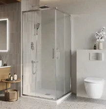 Душевой уголок BelBagno LUCE-A-2-100-C-Cr 1000*1000 мм (хром/прозрачное)