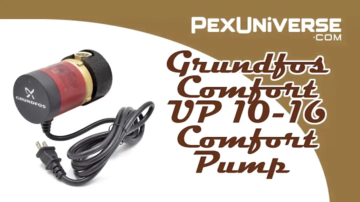 UP10-16PMBN5/LC Comfort Pump with Line Cord, 1/2" FNPT, 115/208-230V