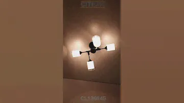 Citilux Эрик CL136145 Люстра потолочная Чёрная